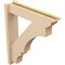 Ekena Millwork 5 1/2-in W x 24-in D x 28-in H Balboa Trad Rough Cedar Woodgrain TimberThane Outlooker, Primed Tan OUTUR055X24X28BOA04RCPR - alternate 6